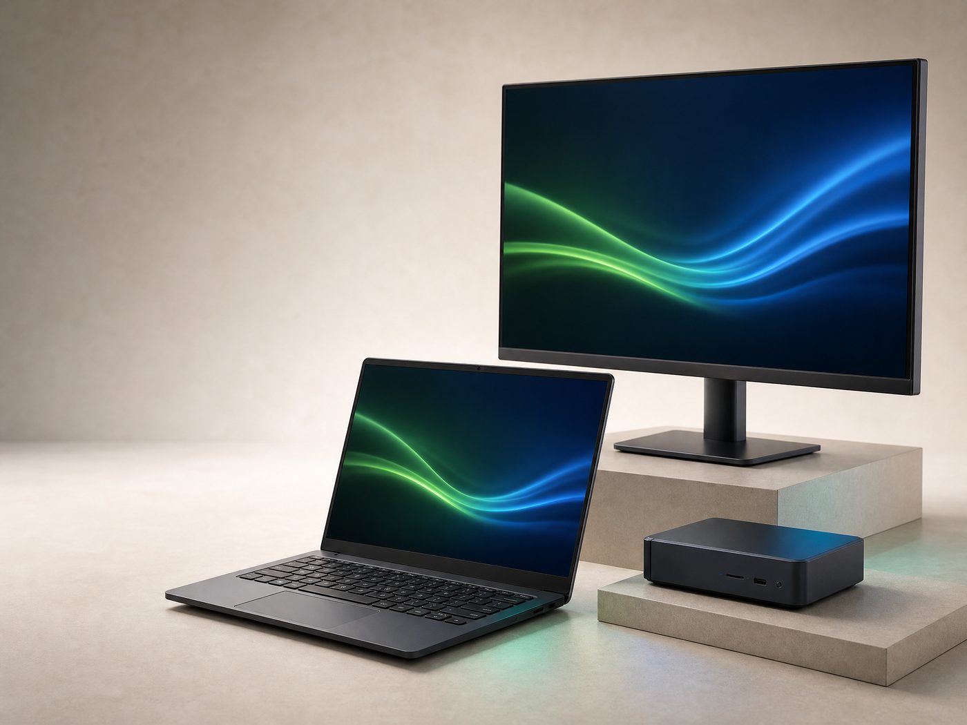 Business computers and professional display equipment